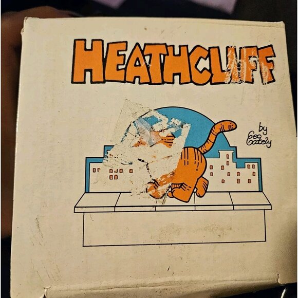 VTG In Box Heathcliff Cat A Purr-Fect Christmas Coffee Cup Mug Sonja - Picture 5 of 5